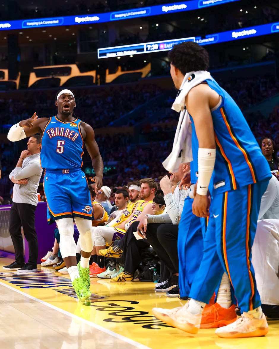 ESPN对雷霆VS湖人G4最新胜率预测出炉！湖人赢球概率31.2%，雷霆高达68.8% 卫冕冠军横扫进西决？