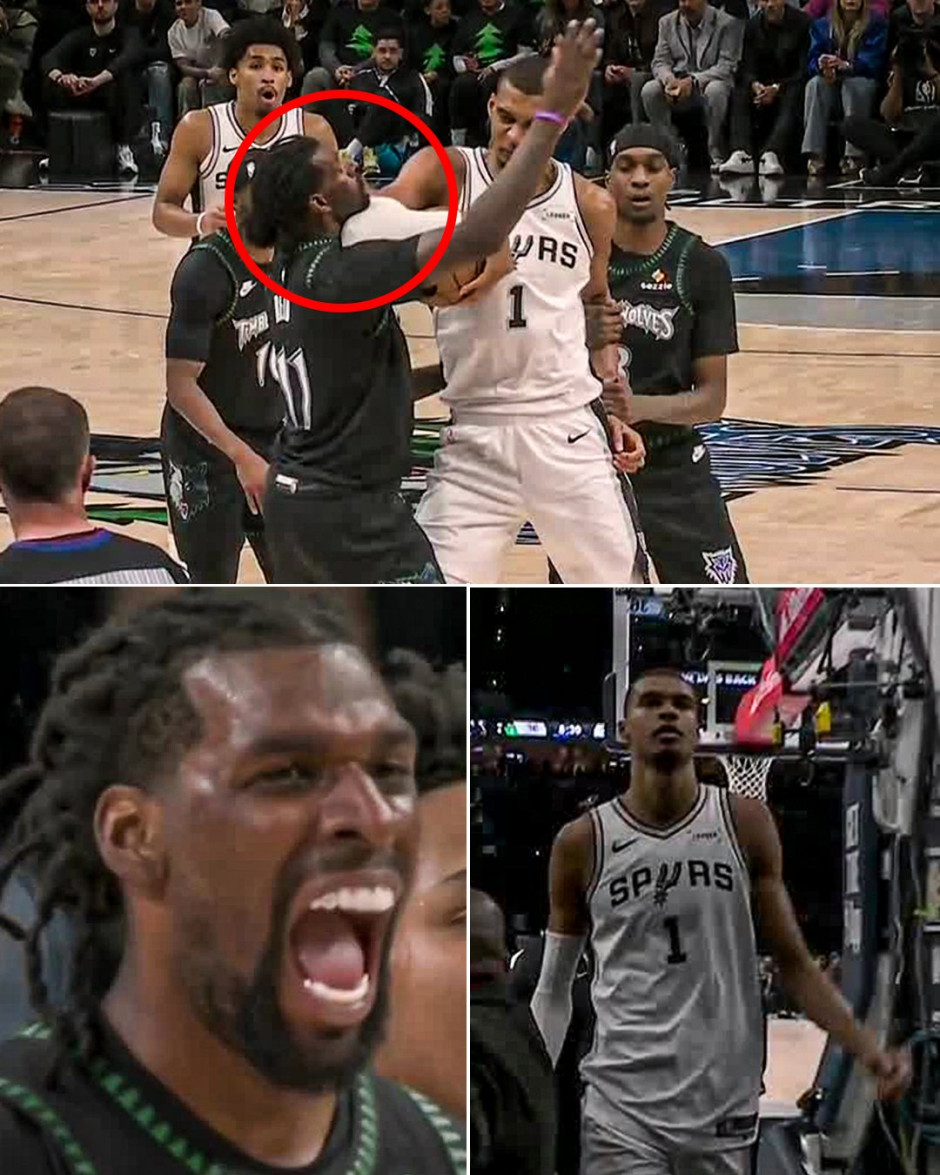文班亚马NBA生涯首次被驱逐！NBA西部半决赛G4：马刺VS森林狼 附半场数据战报